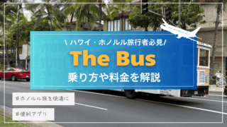ホノルル移動に便利「ザ・バス (The Bus)」の乗り方や料金、路線図ガイド